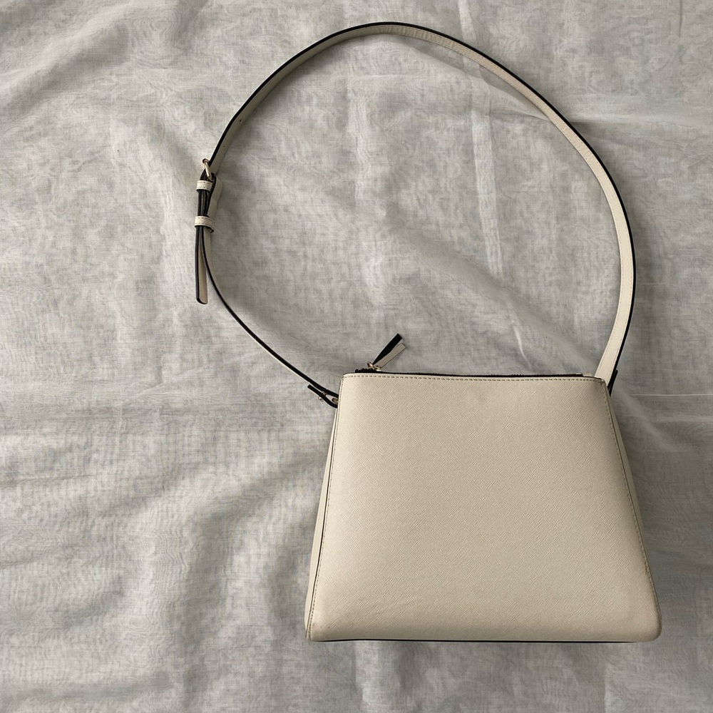Cream satchel